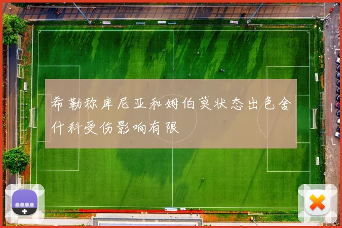 希勒称库尼亚和姆伯莫状态出色舍什科受伤影响有限