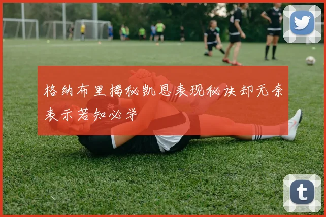格纳布里揭秘凯恩表现秘诀却无奈表示若知必学